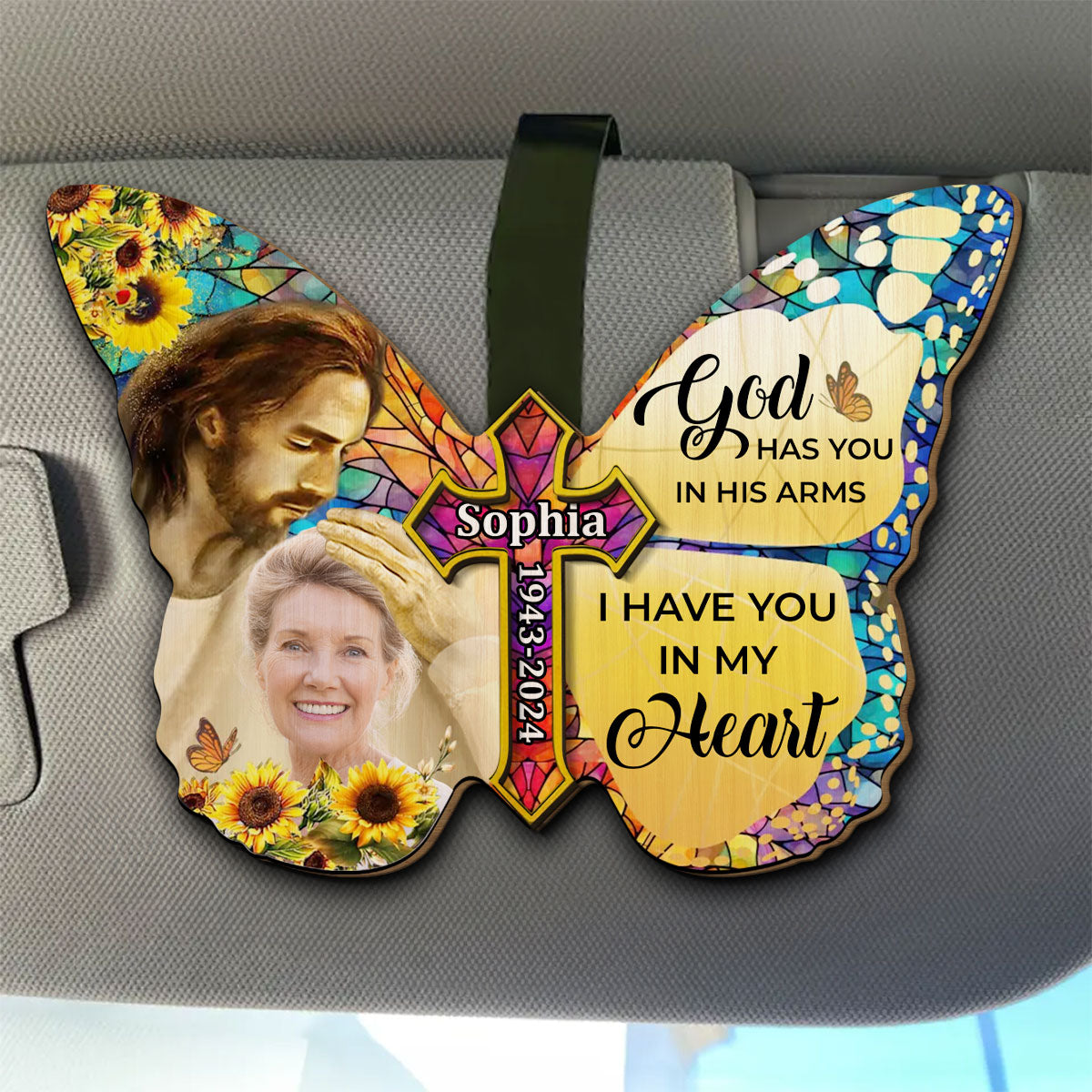 Have You In My Heart - Personalized Custom Car Visor Clip