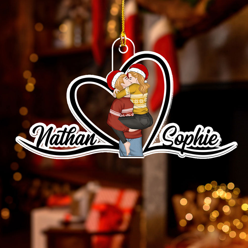 Together In Love - Personalized Custom Acrylic Ornament