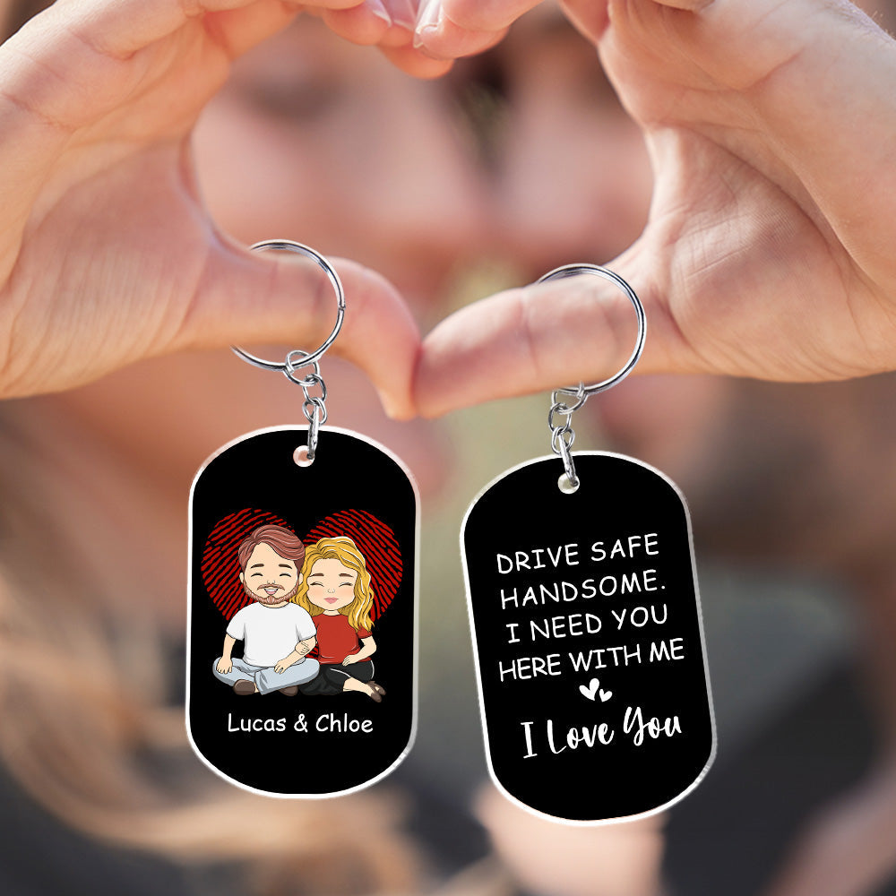 I Need You Here - Personalized Custom Acrylic Keychain