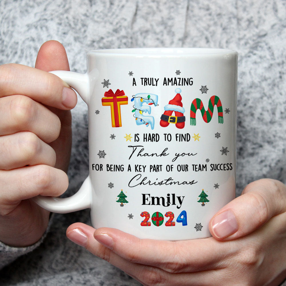 A Wonderful Crew - Personalized Custom Coffee Mug