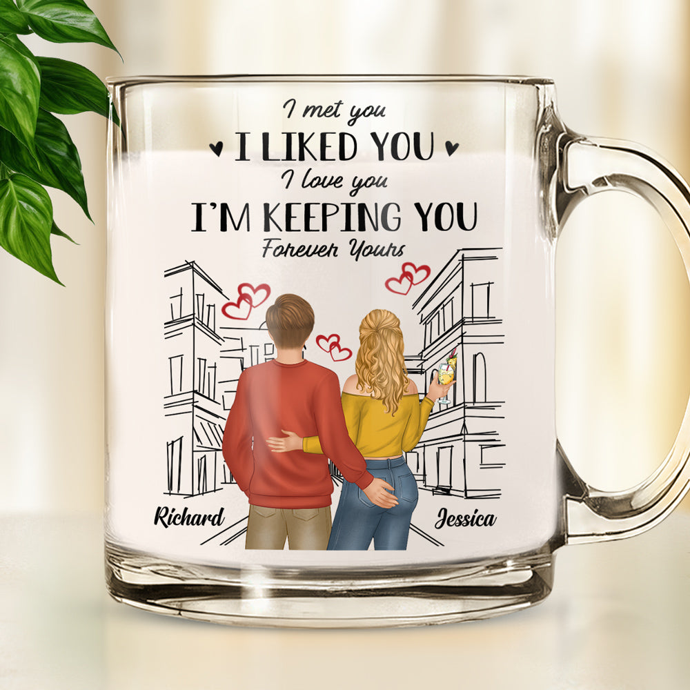 Forever Love You - Personalized Custom Glass Mug