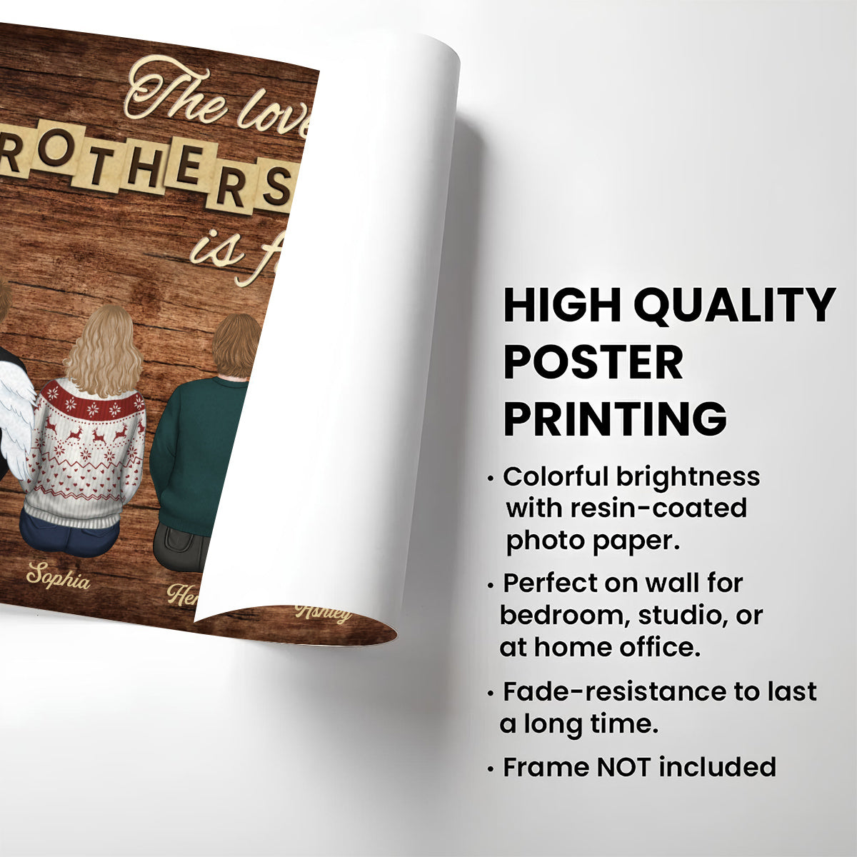 Brothers And Sisters - Personalized Custom Poster