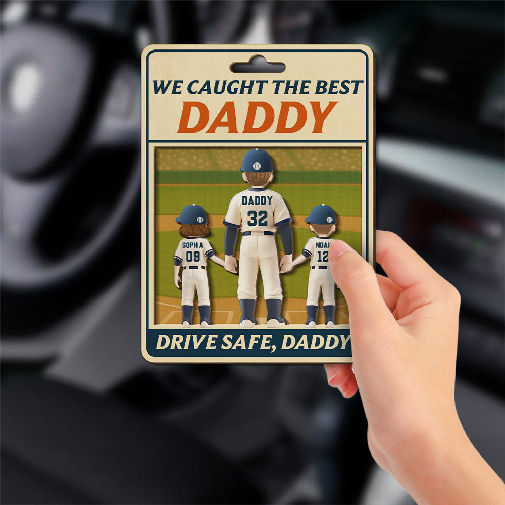The Best Daddy - Personalized Custom Car Visor Clip