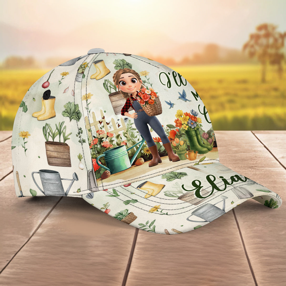 Garden Mom - Personalized Custom Classic Cap