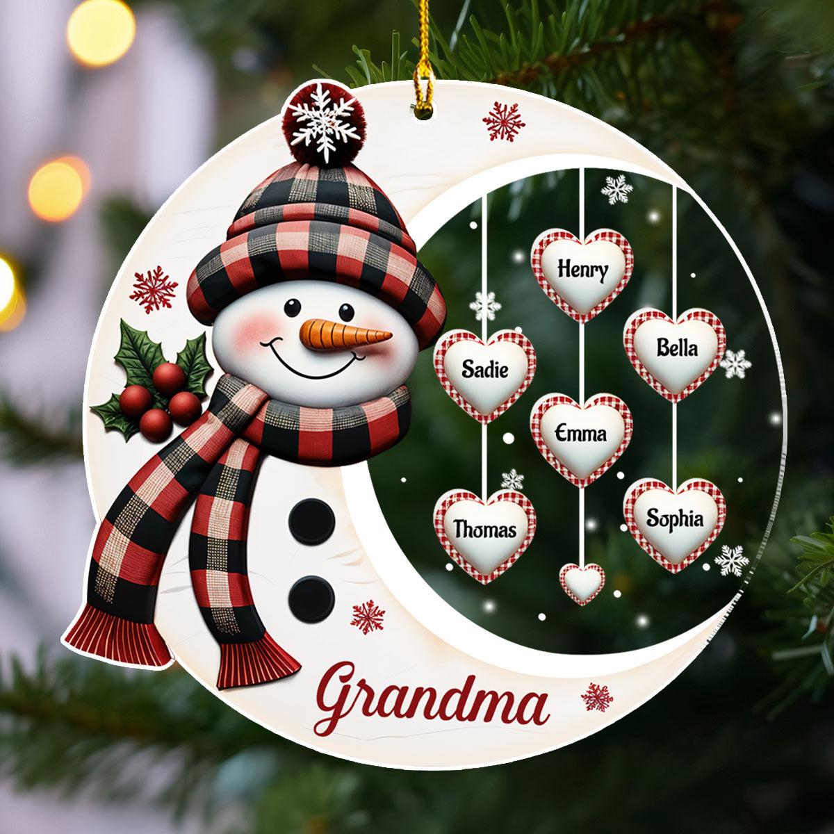 Sweetheart Of Nana - Personalized Custom Acrylic Ornament