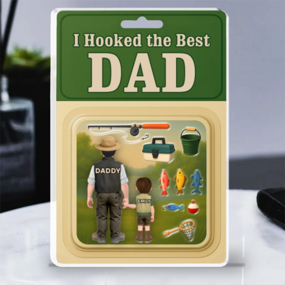 Fishing With Dad - Personalized Custom Acrylic Plaque