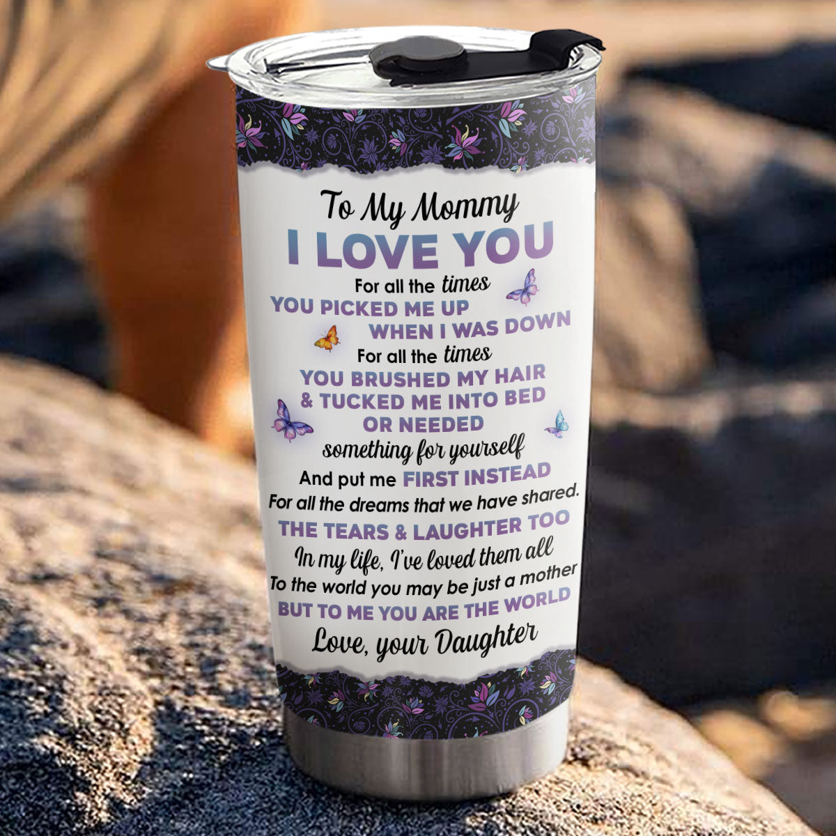 To The Best Mom - Personalized Custom Tumbler