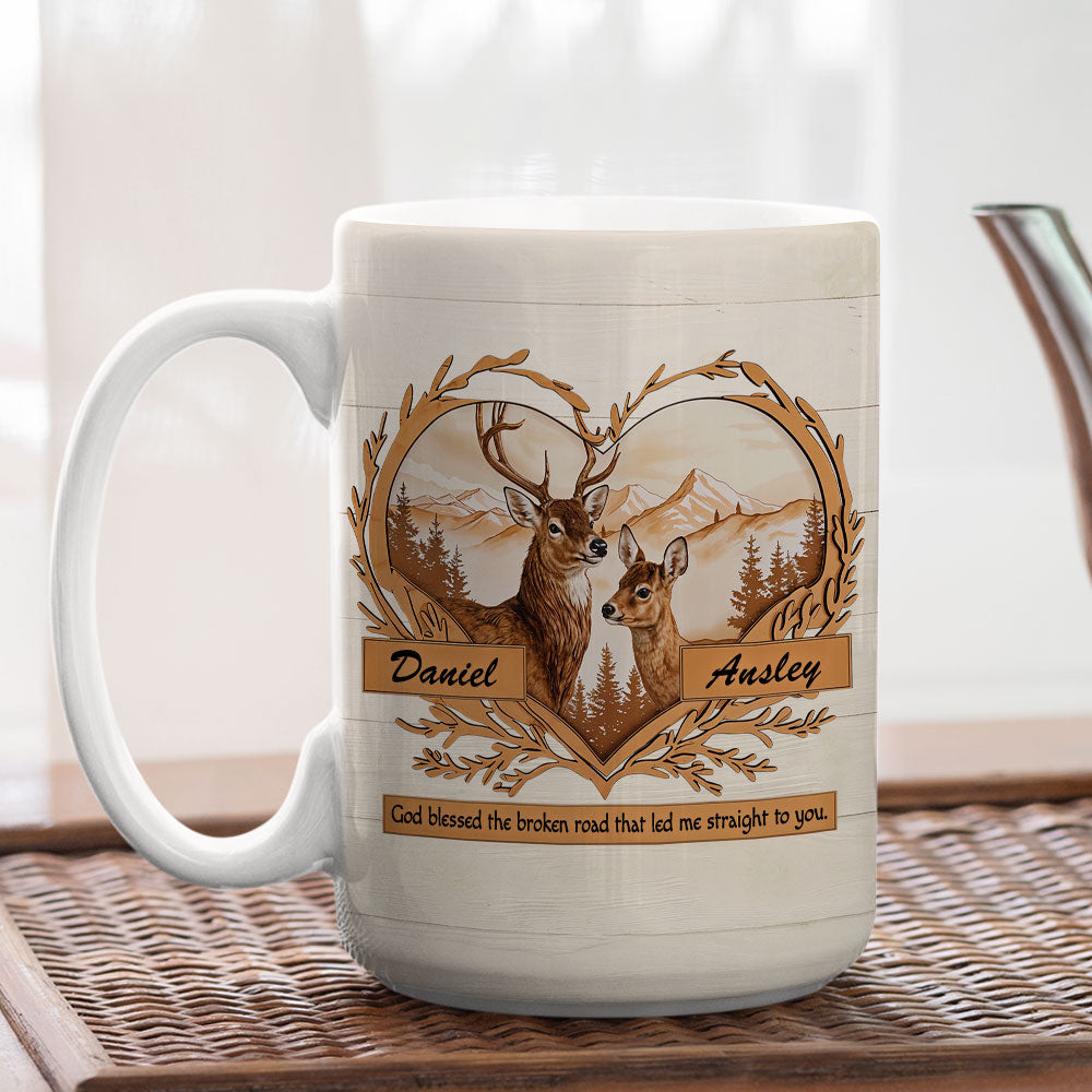 Deer Love - Personalized Custom Coffee Mug