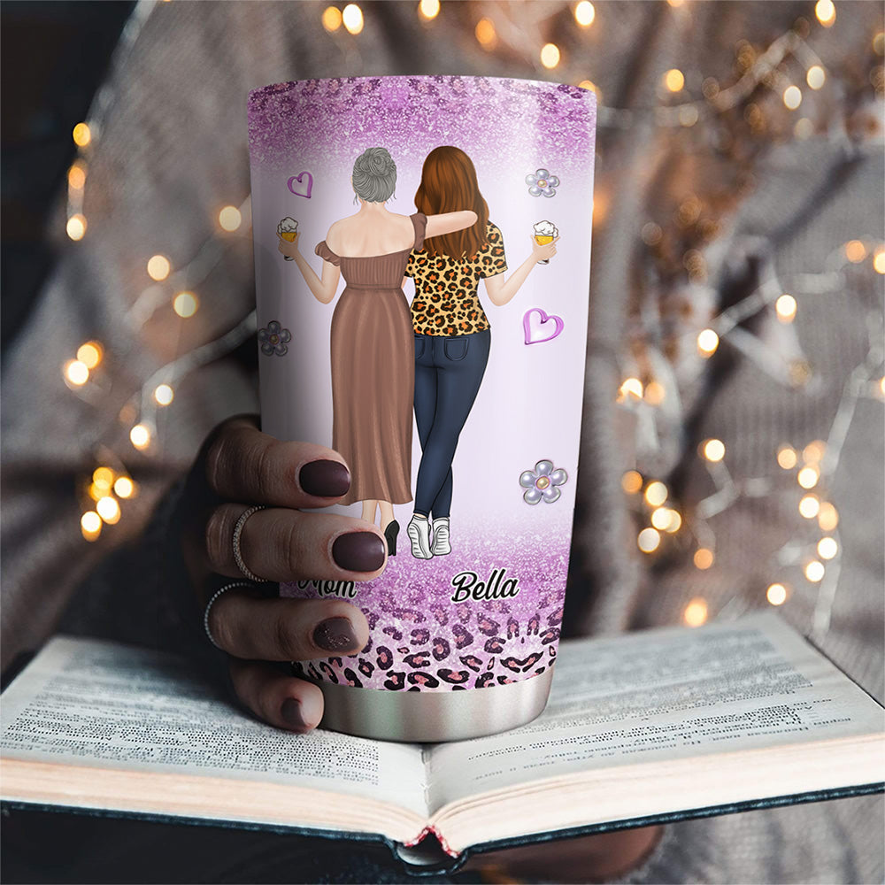 Mother And Daughter - Personalized Custom 3D Inflated Effect Tumbler