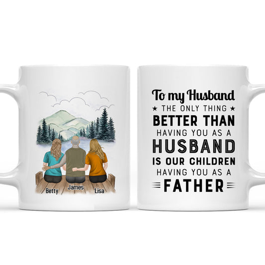 To My Husband - Personalized Custom Coffee Mug