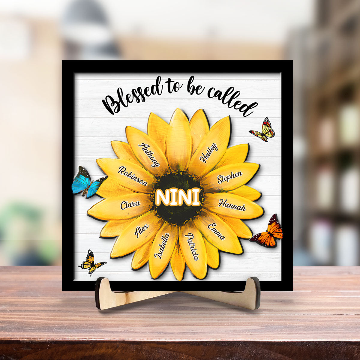 Blessed To Be Called - Personalized Wooden Plaque