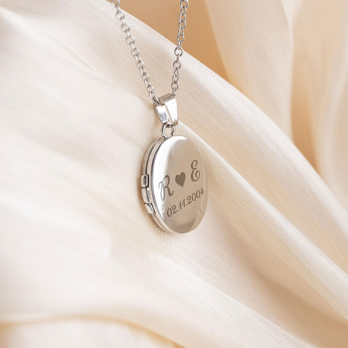 Couple Love - Personalized Custom Locket Necklace