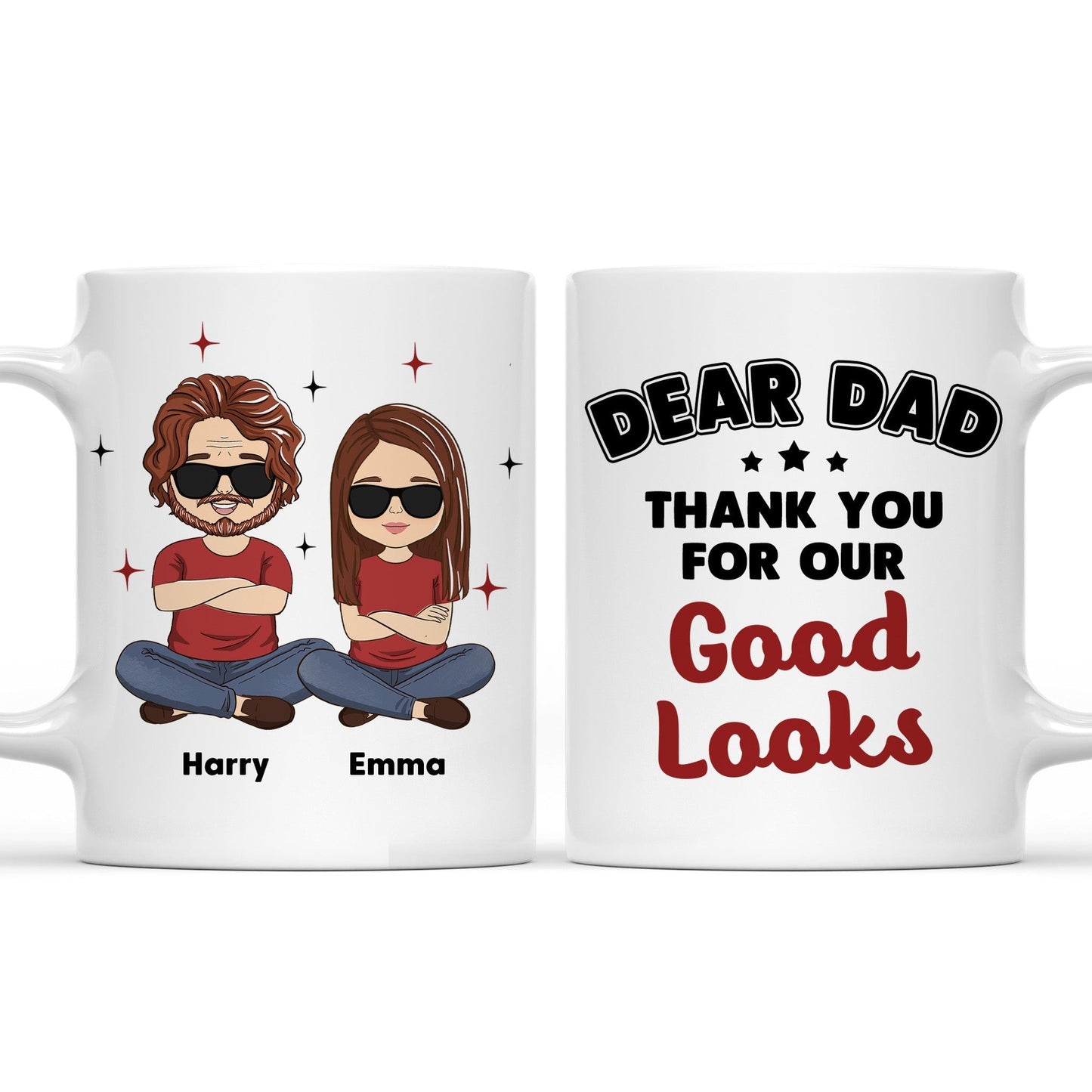 Good Looks - Personalized Custom Coffee Mug