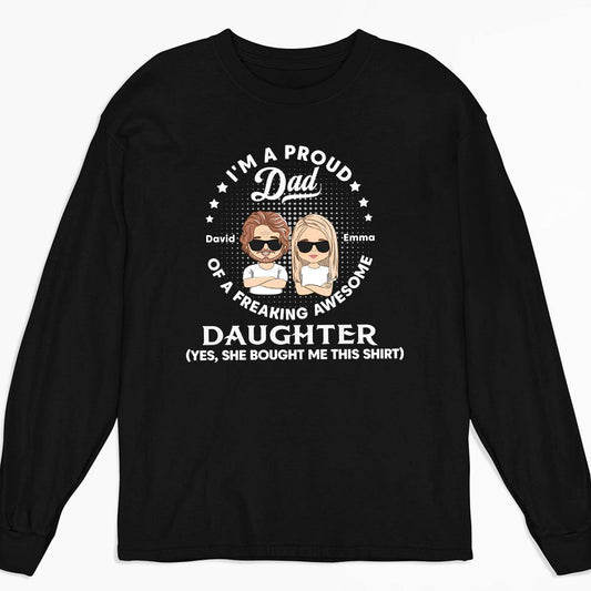 Freaking Awesome - Personalized Custom Long Sleeve T-shirt