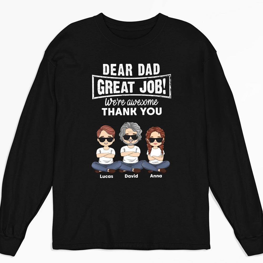Great Job Thank You - Personalized Custom Long Sleeve T-shirt