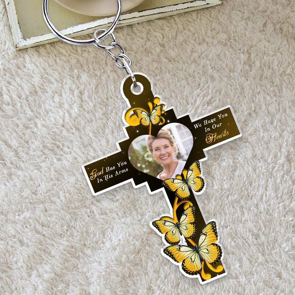In My Heart - Personalized Custom Acrylic Keychain