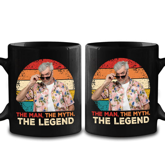 The Man, The Myth And The Legend 2nd Version  - Personalized Custom Coffee Mug