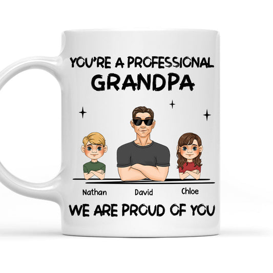 Professional Grandpa - Personalized Custom Coffee Mug