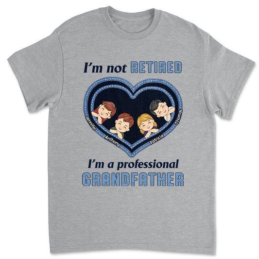 I Am A Professional Grandpa - Personalized Custom Shirt