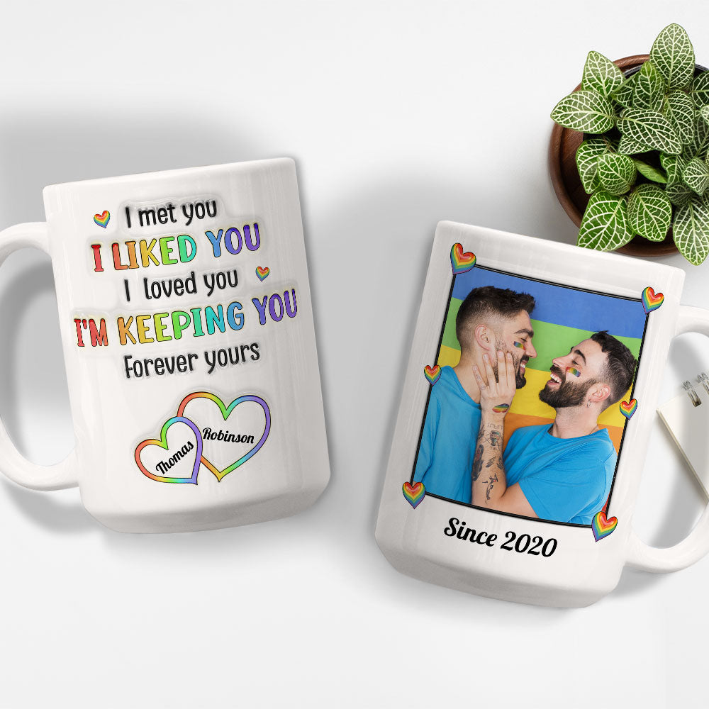 Im Keeping You Forever Yours - Personalized Custom 3D Inflated Effect Mug