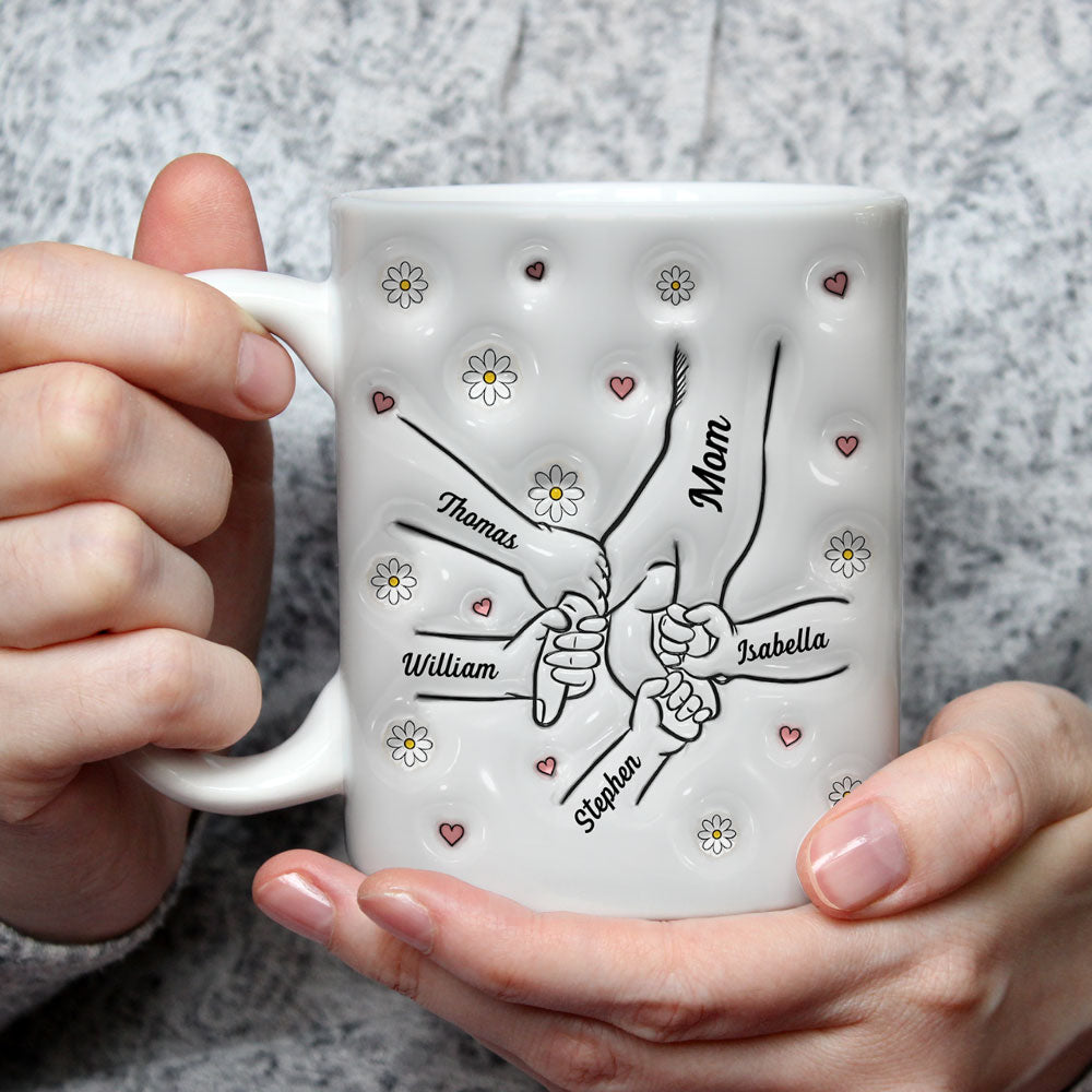 A Mothers Arms Are Made Of Tenderness - Personalized Custom 3D Inflated Effect Mug