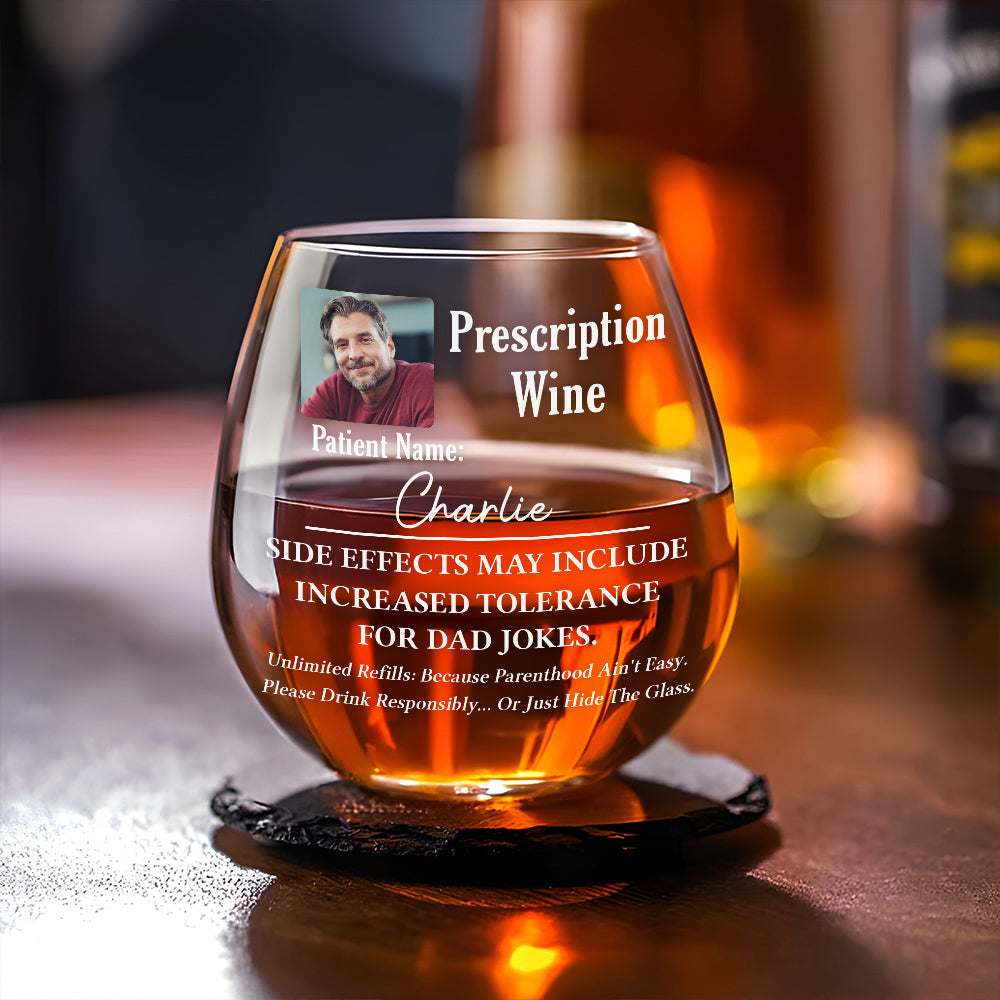 Raising Kids One Sip At A Time - Personalized Custom Wine Glass