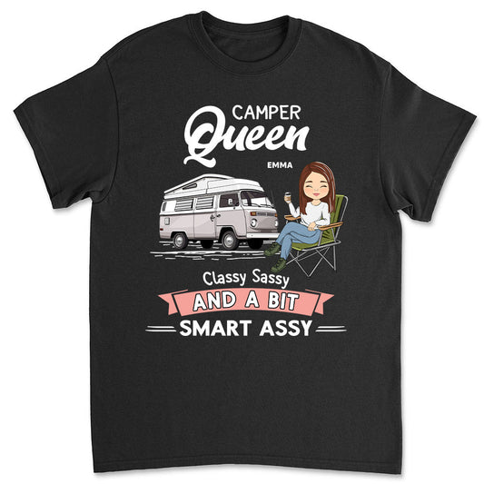 Camper Queen - Personalized Custom Unisex T-shirt