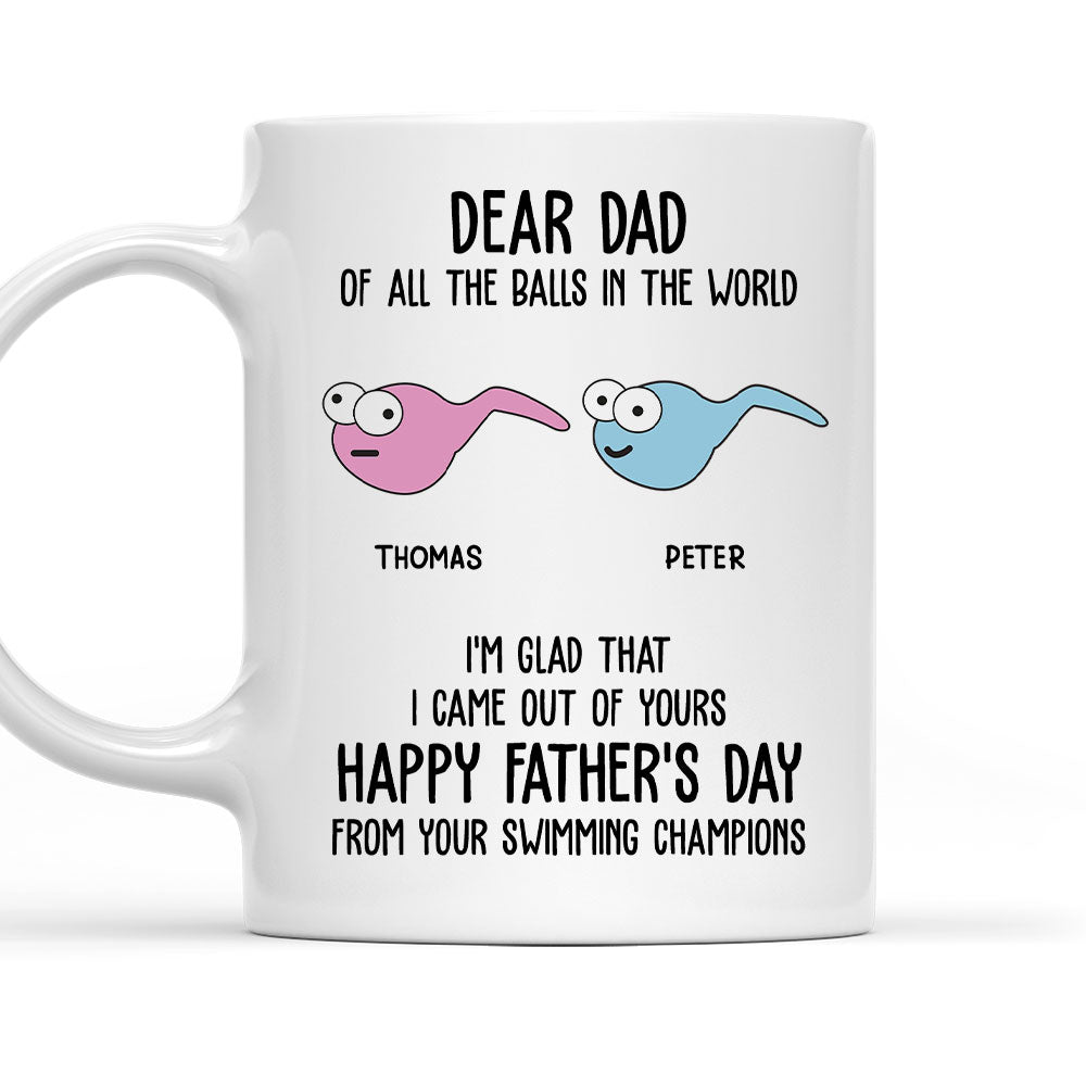 Swimming Champions - Personalized Custom Coffee Mug