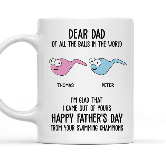 Swimming Champions - Personalized Custom Coffee Mug