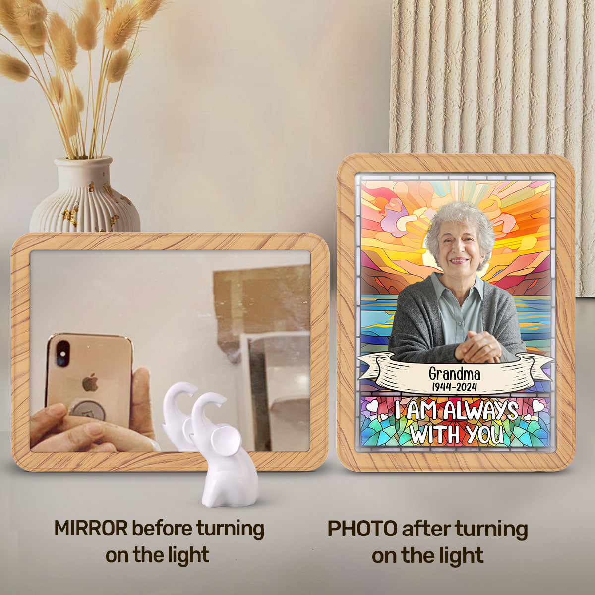 I Am Always With You - Personalized Custom Magic Mirror