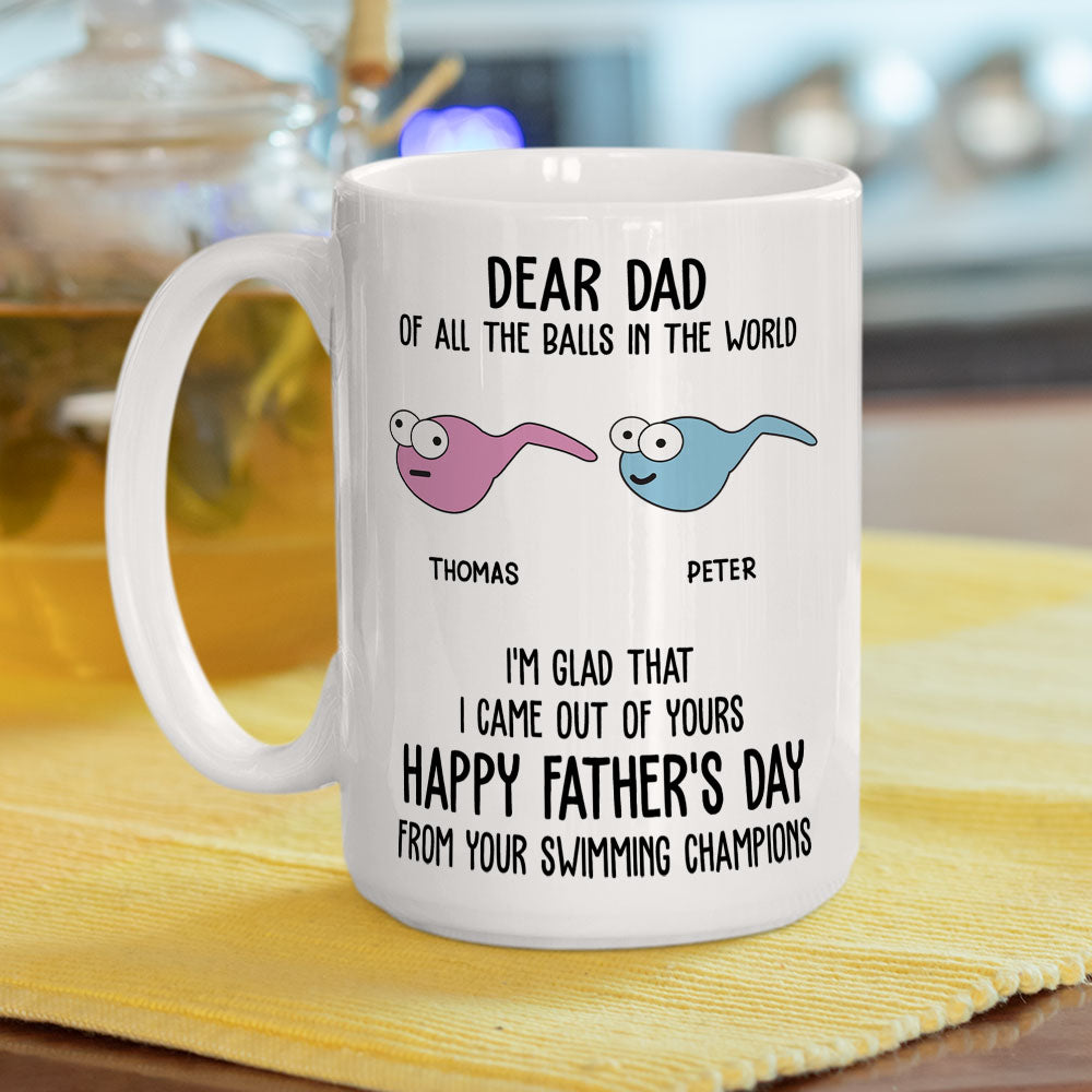 Swimming Champions - Personalized Custom Coffee Mug