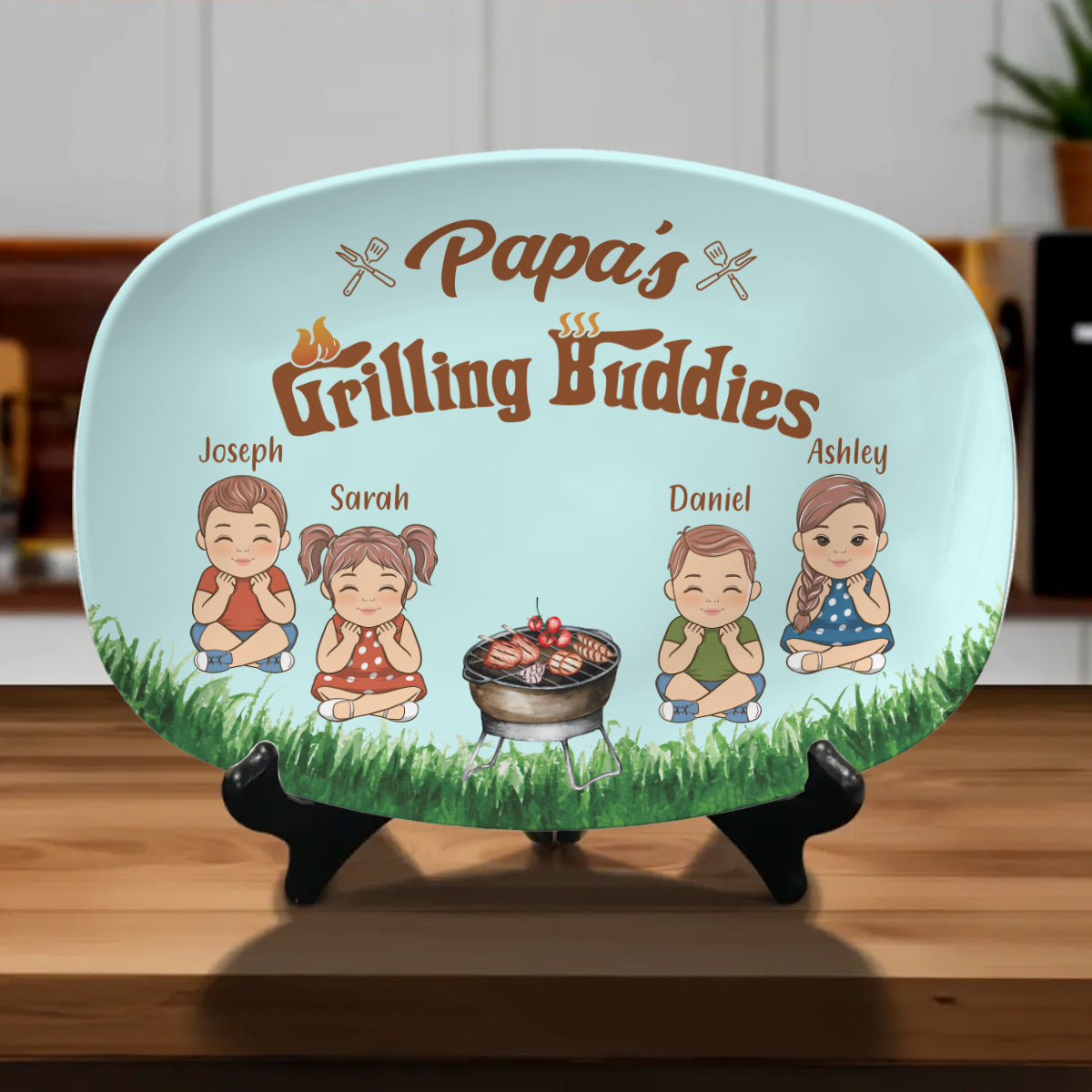 Daddy Grill Master  - Personalized Custom Platter