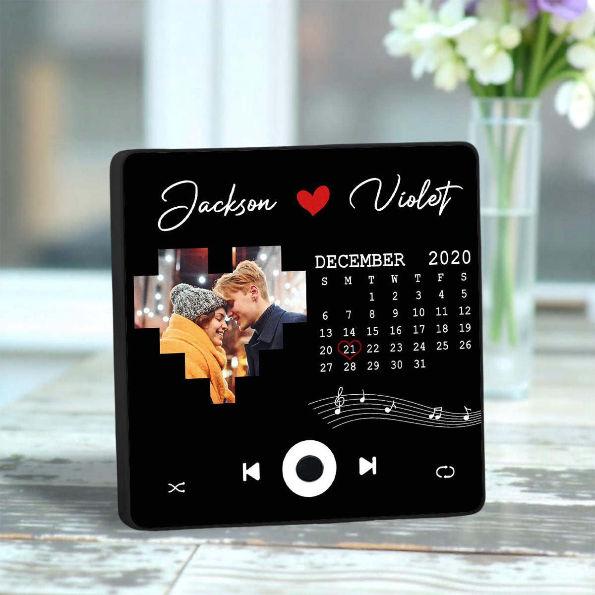 My Love - Personalized Custom Music Fridge Magnet