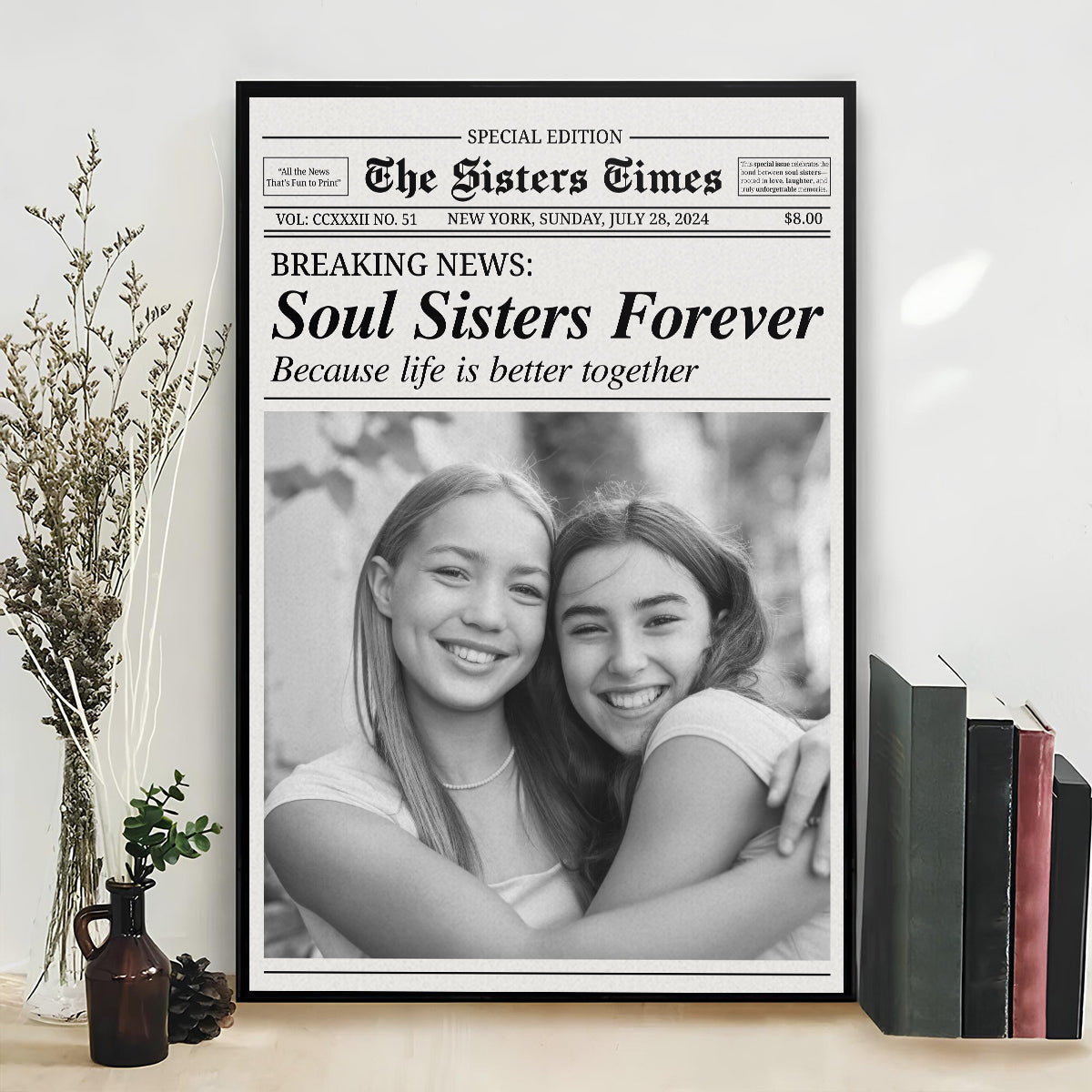 Soul Sisters Forever - Personalized Custom Poster