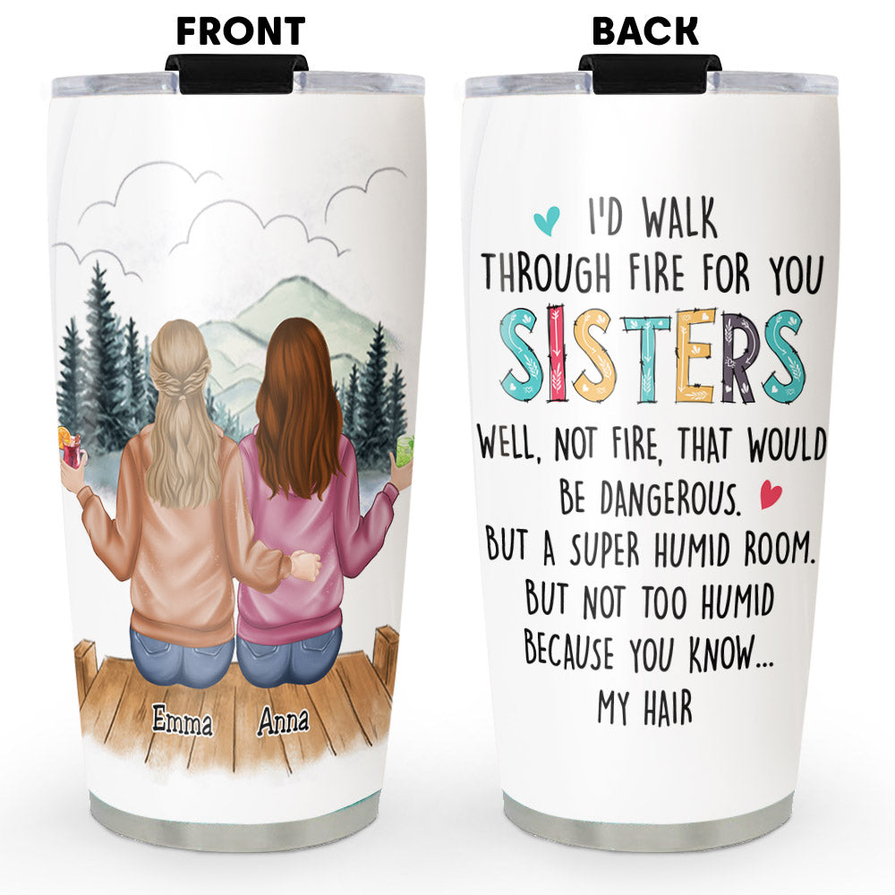 Walk Through Fire - Personalized Custom Tumbler