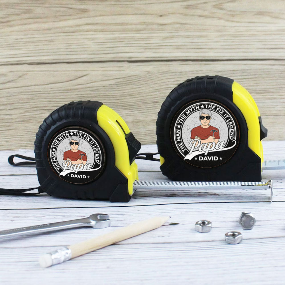 The Fix It Legend - Personalized Custom Tape Measure