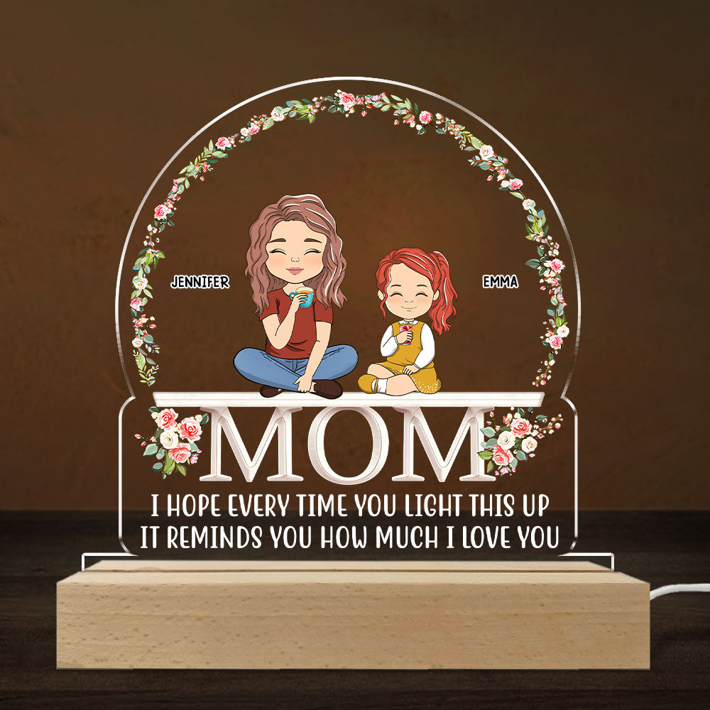 How Much We Love You - Personalized Custom LED Light