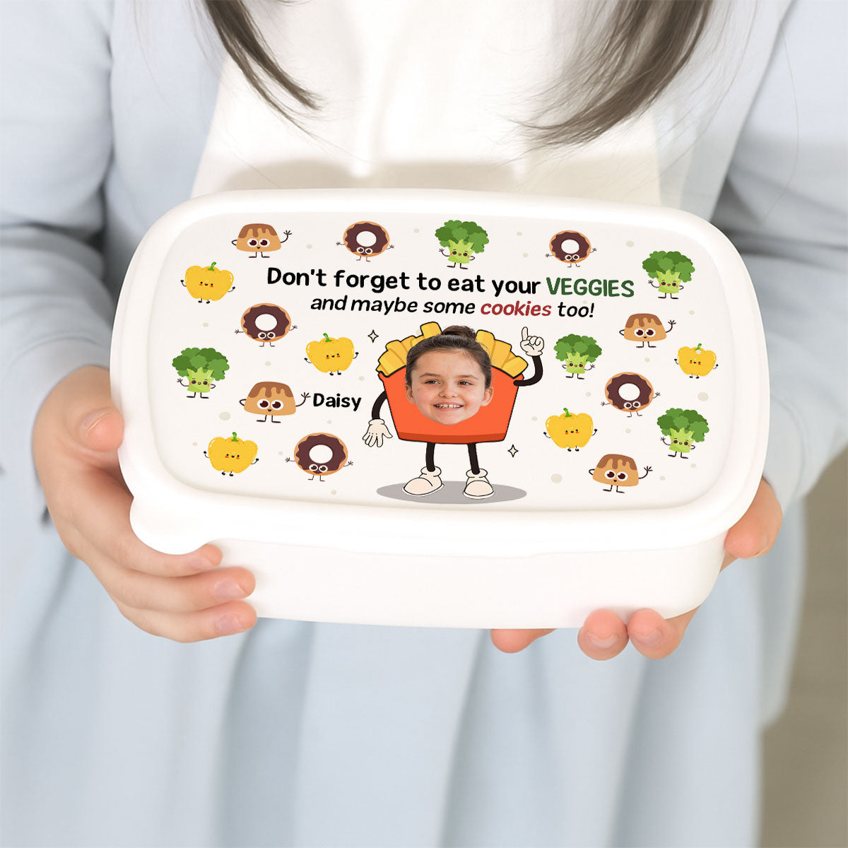 Dont Forget To Eat Your Veggies - Personalized Custom Lunch Box