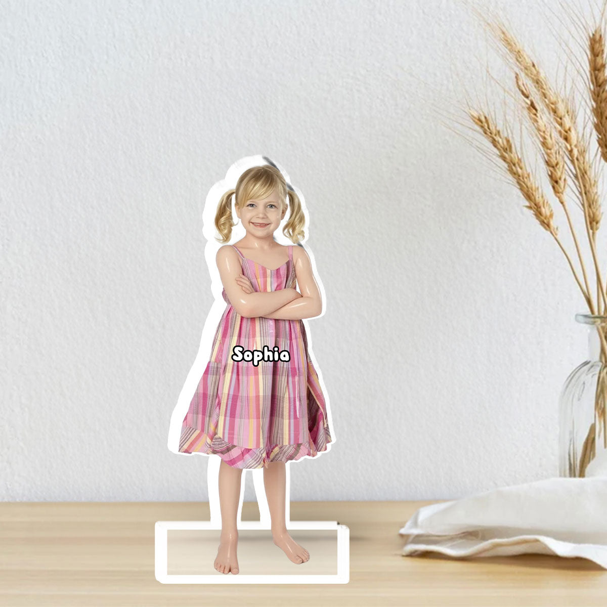 Smiley Baby Doll - Personalized Custom Acrylic Plaque