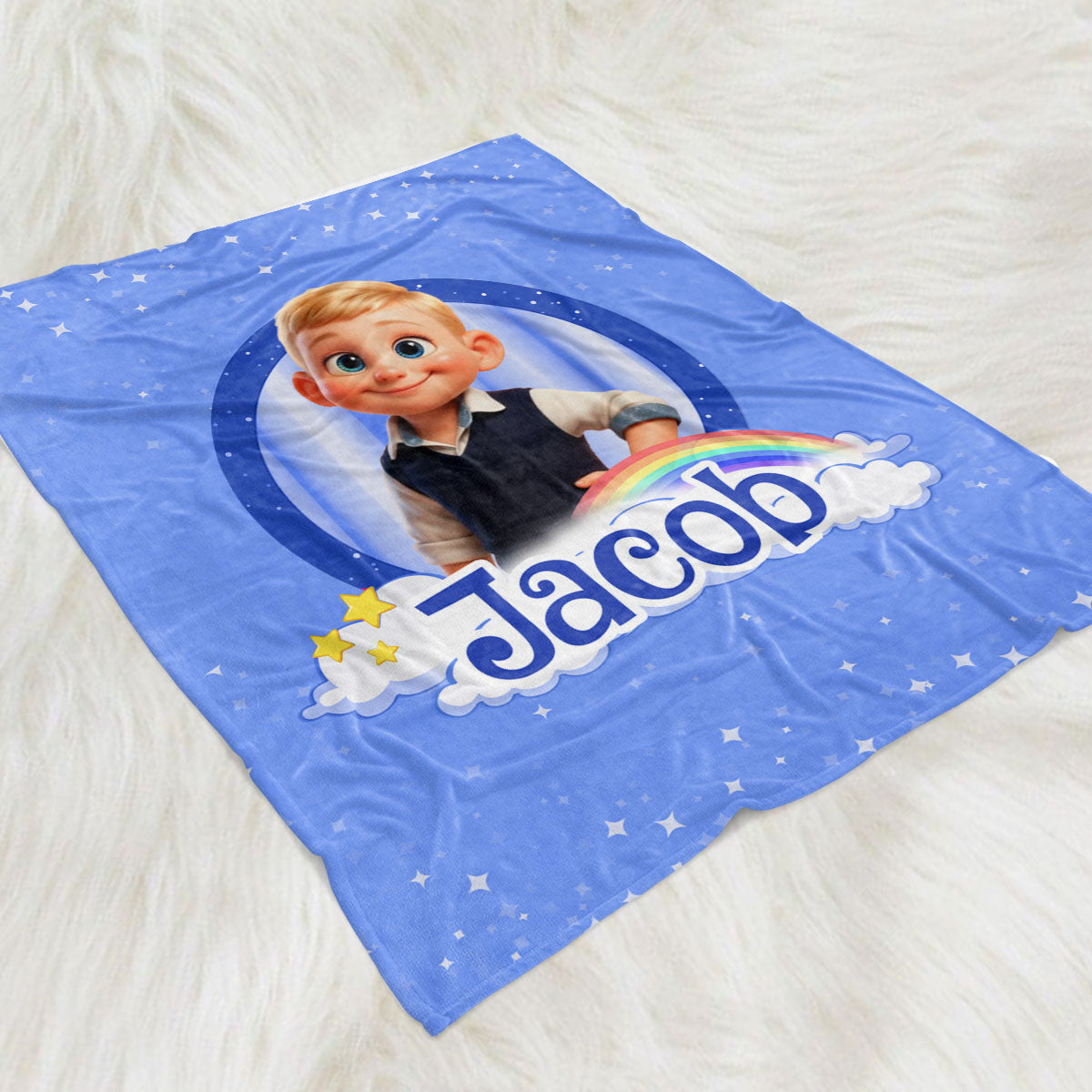 Like A Star - Personalized Custom Fleece Blanket