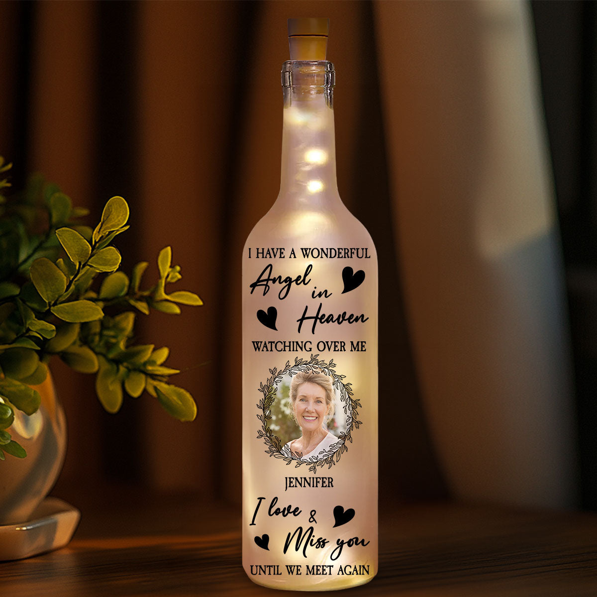 I Really Miss You - Personalized Custom Bottle Lamp
