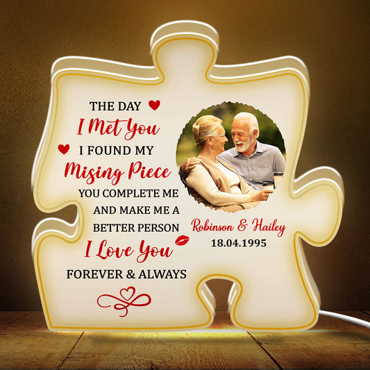 Missing Piece - Personalized Custom Light Box