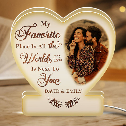 Favorite Place - Personalized Custom Light Box