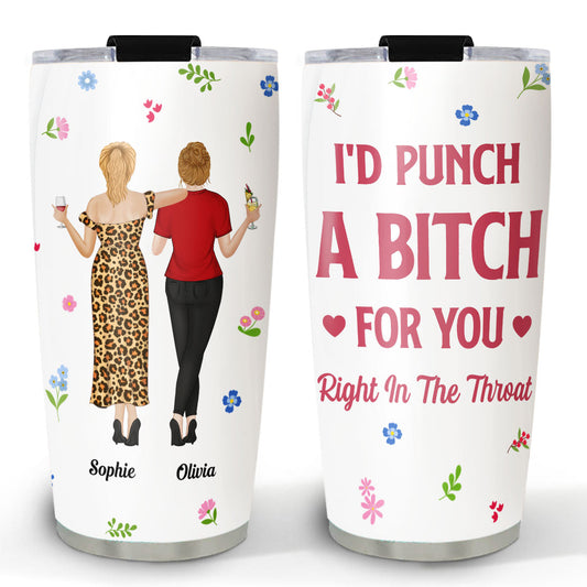 Punch Bitch Besties - Personalized Custom Tumbler