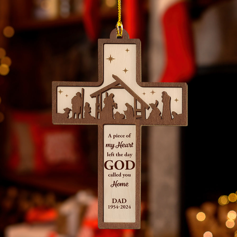 God Called You Home - Personalized Custom Wood Ornament