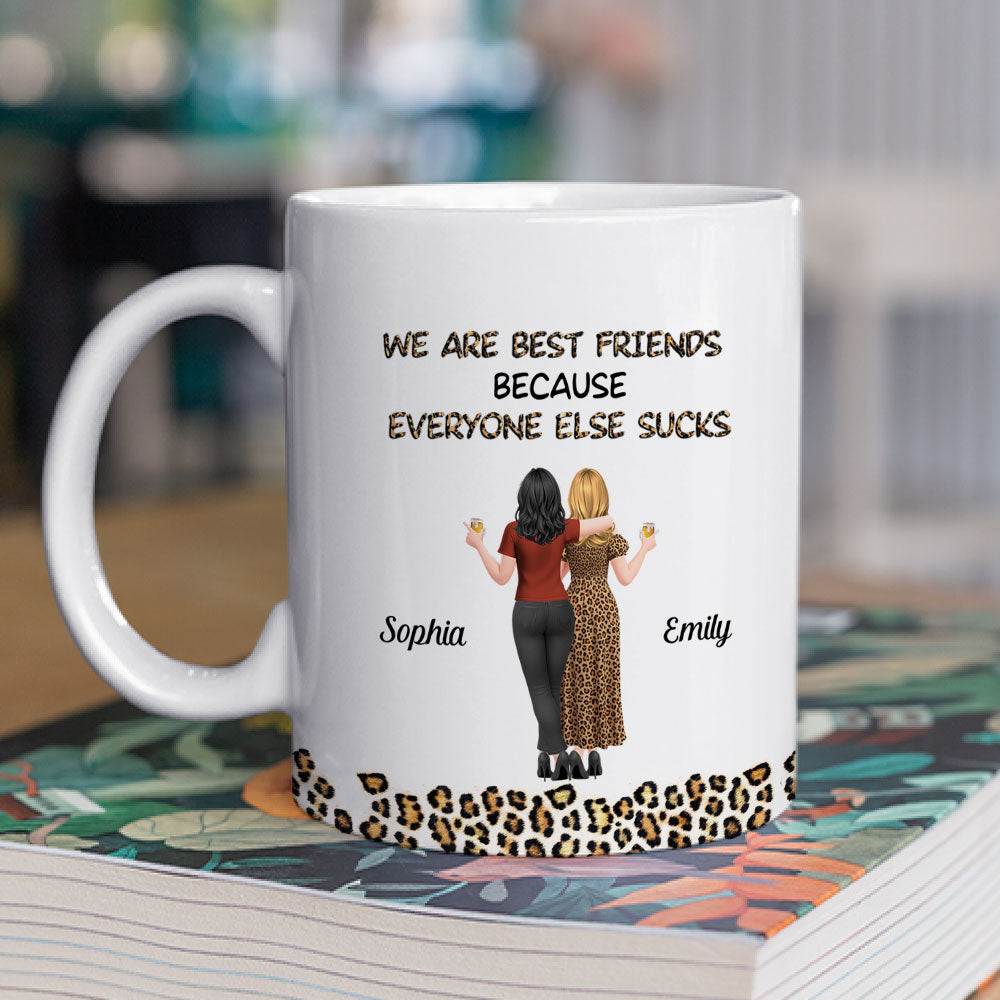 We Are Best Friend - Personalized Custom Coffee Mug