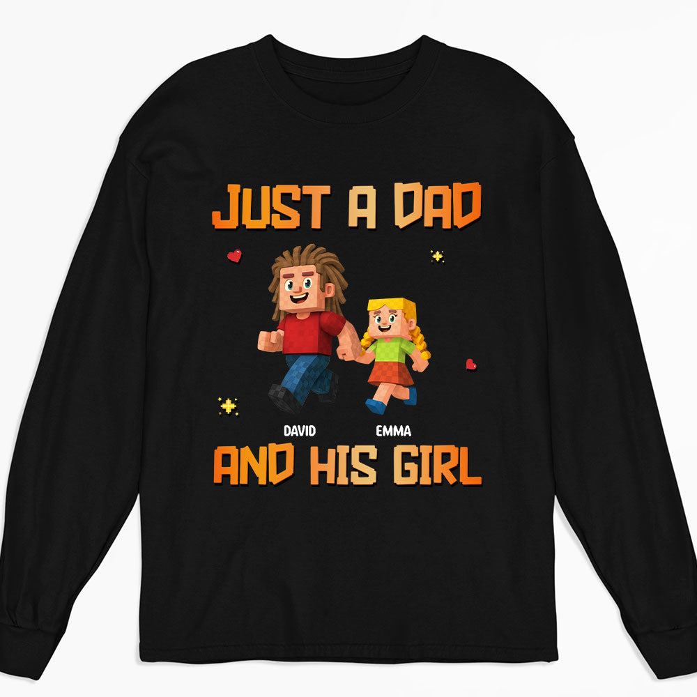 Just A Dad - Personalized Custom Shirt