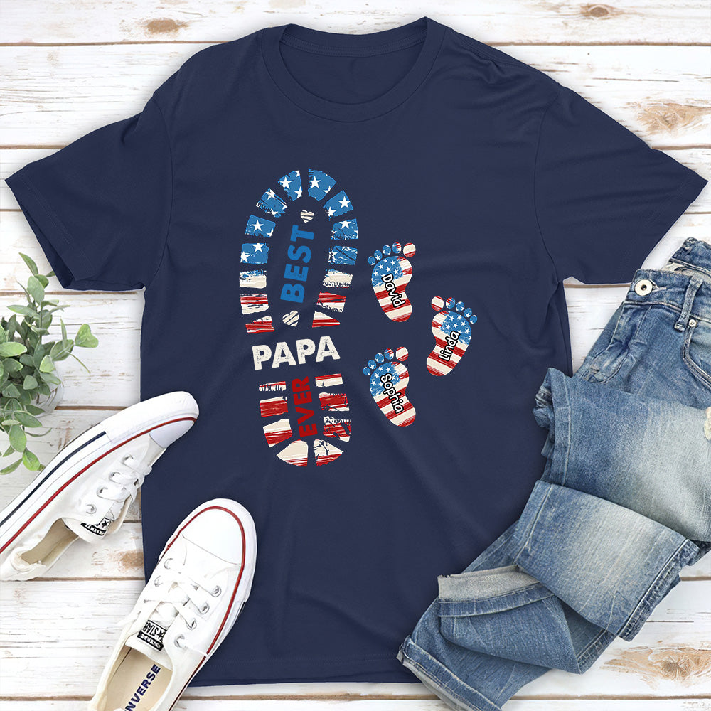 Best Dad Ever 2 - Personalized Custom Shirt