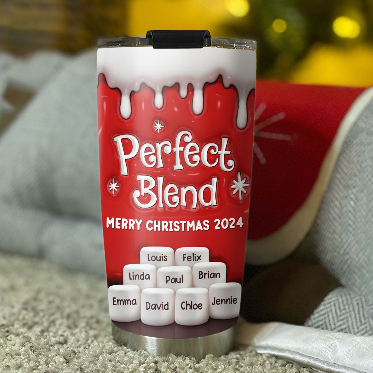 Perfect Blend - Personalized Custom 3D Inflated Effect Tumbler