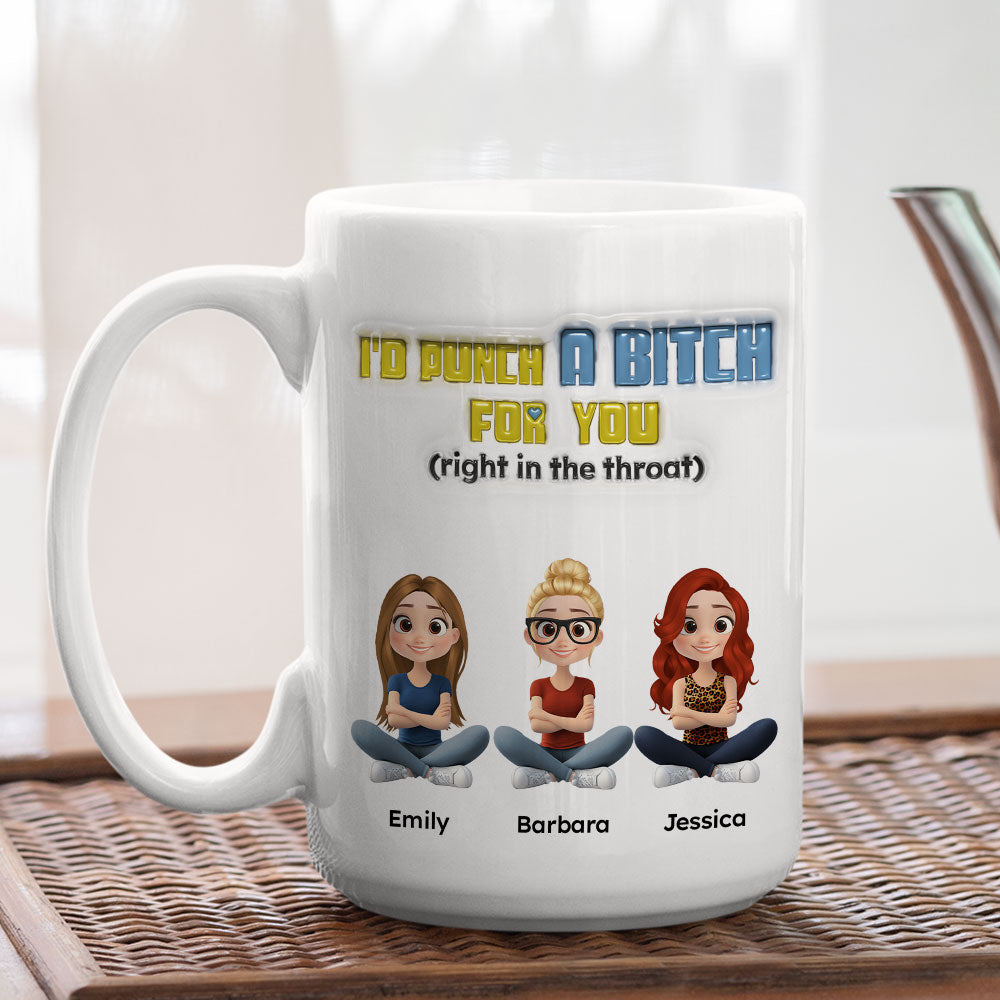 You And Me Has Unbreakable Bond - Personalized Custom 3D Inflated Effect Mug